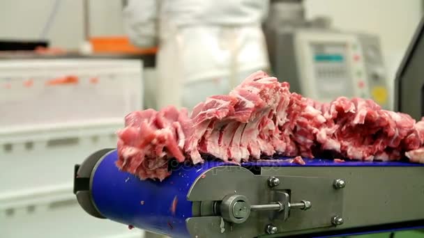 Depositphotos 180561806 stock video fresh raw pork chops meat